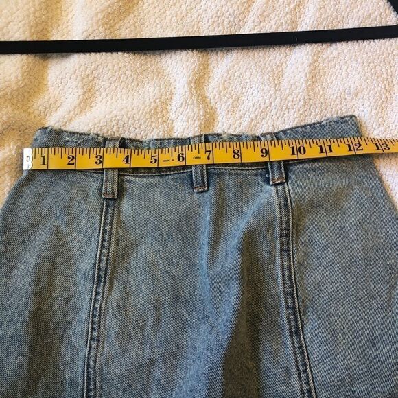 FREE PEOPLE Parker Denim Wrap Skirt.Size 24 - Picture 7 of 13